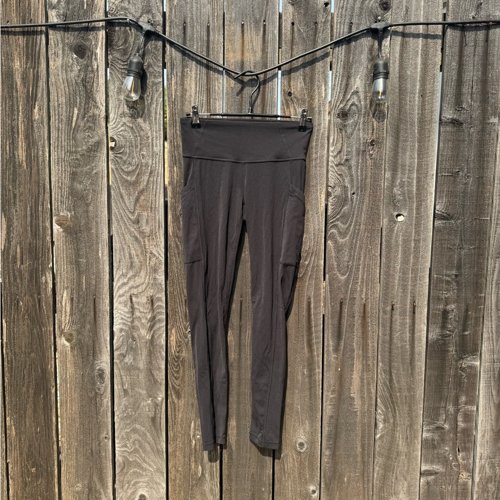 Prana Black Full Length Activewear Leggings with Pockets size XS